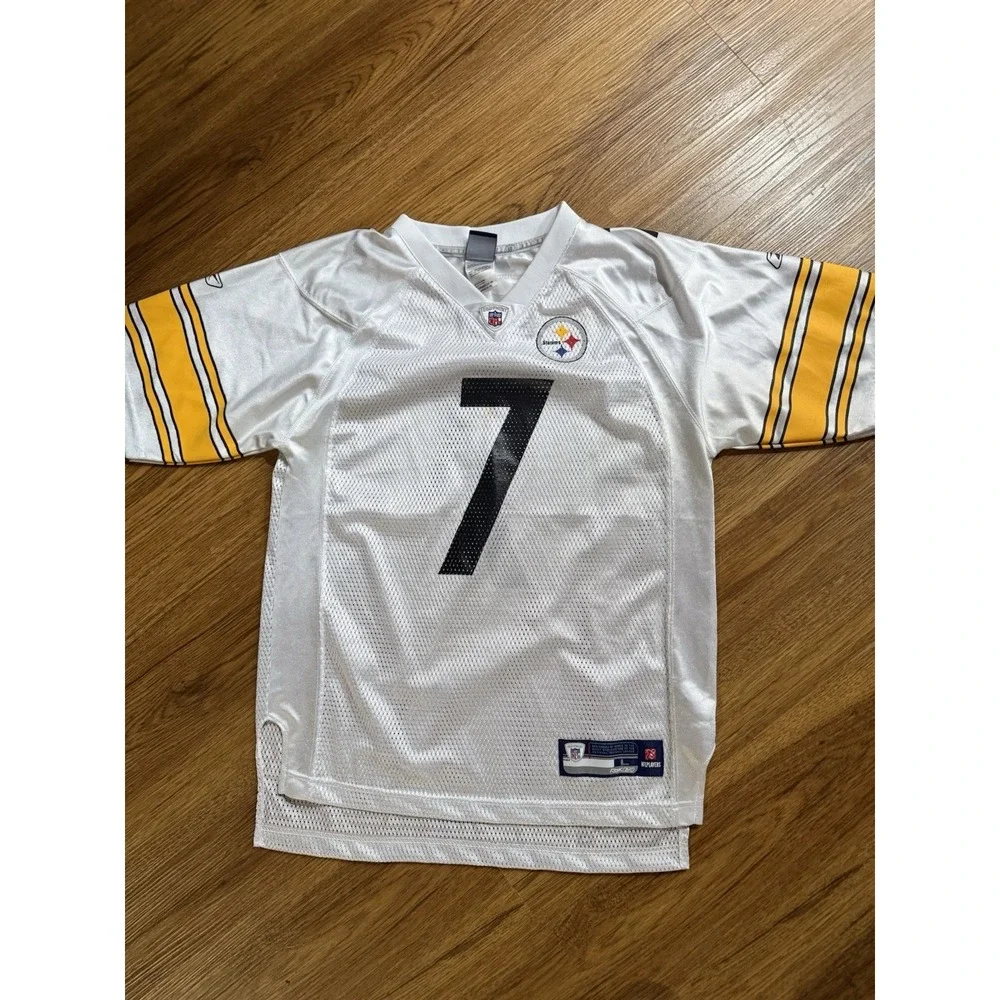 Pittsburgh Steelers Jersey Reebok Youth‎ Large Roethlisberger White
